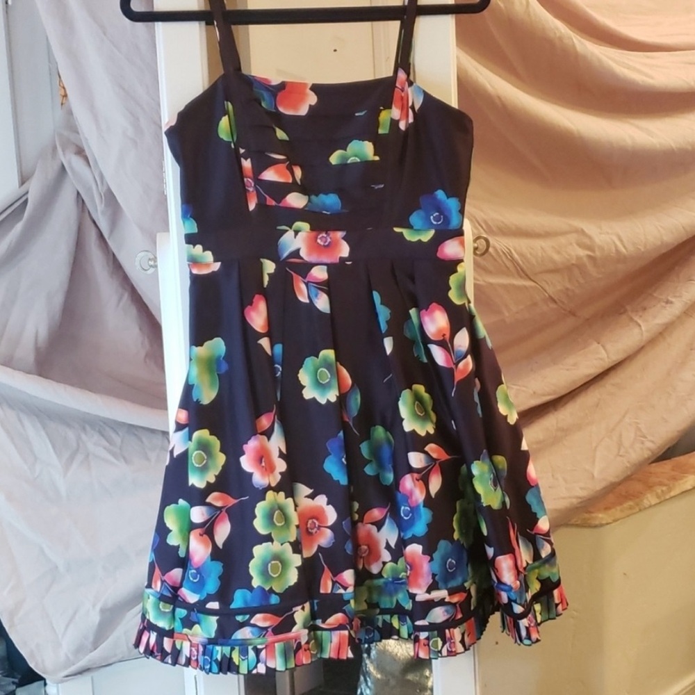 Jessica Simpson Navy Floral Dress